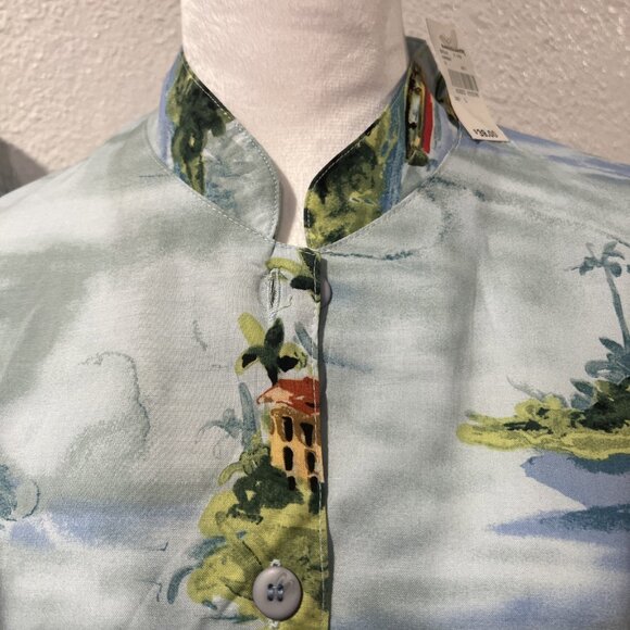 Weekend‎ Clothes Line Hawaiian Shirt L Princess Cruise 2pc Pants XL Beads - Picture 3 of 16